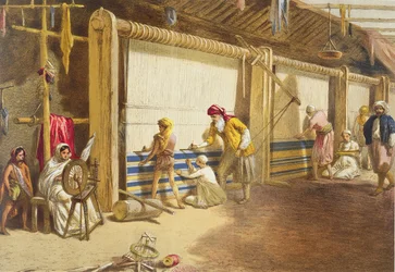 La scuola di industria dei Thug, Jubbulpore, 1863